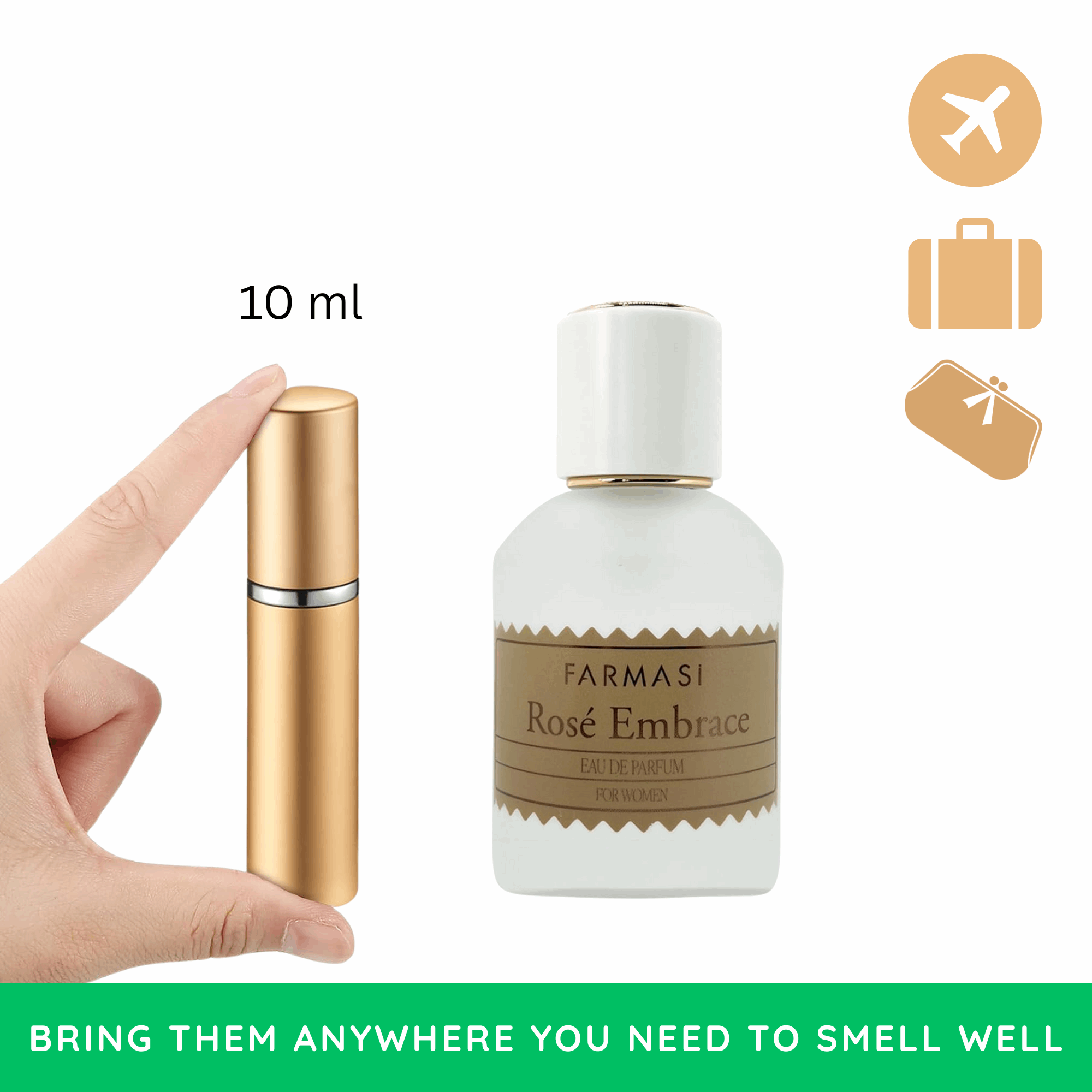 Farmasi Rose Eau de Parfum | Women Rose Perfume | Candy Cleanse Shop