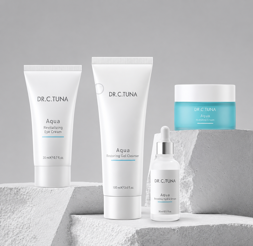 Dr. C. Tuna Aqua Complete Hydration Set | 4-Step Deep Moisture Skincare Routine