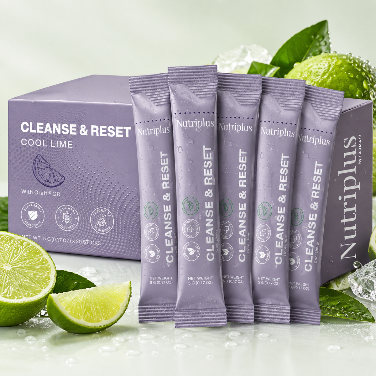 Nutriplus Cleanse & Reset Cool Lime