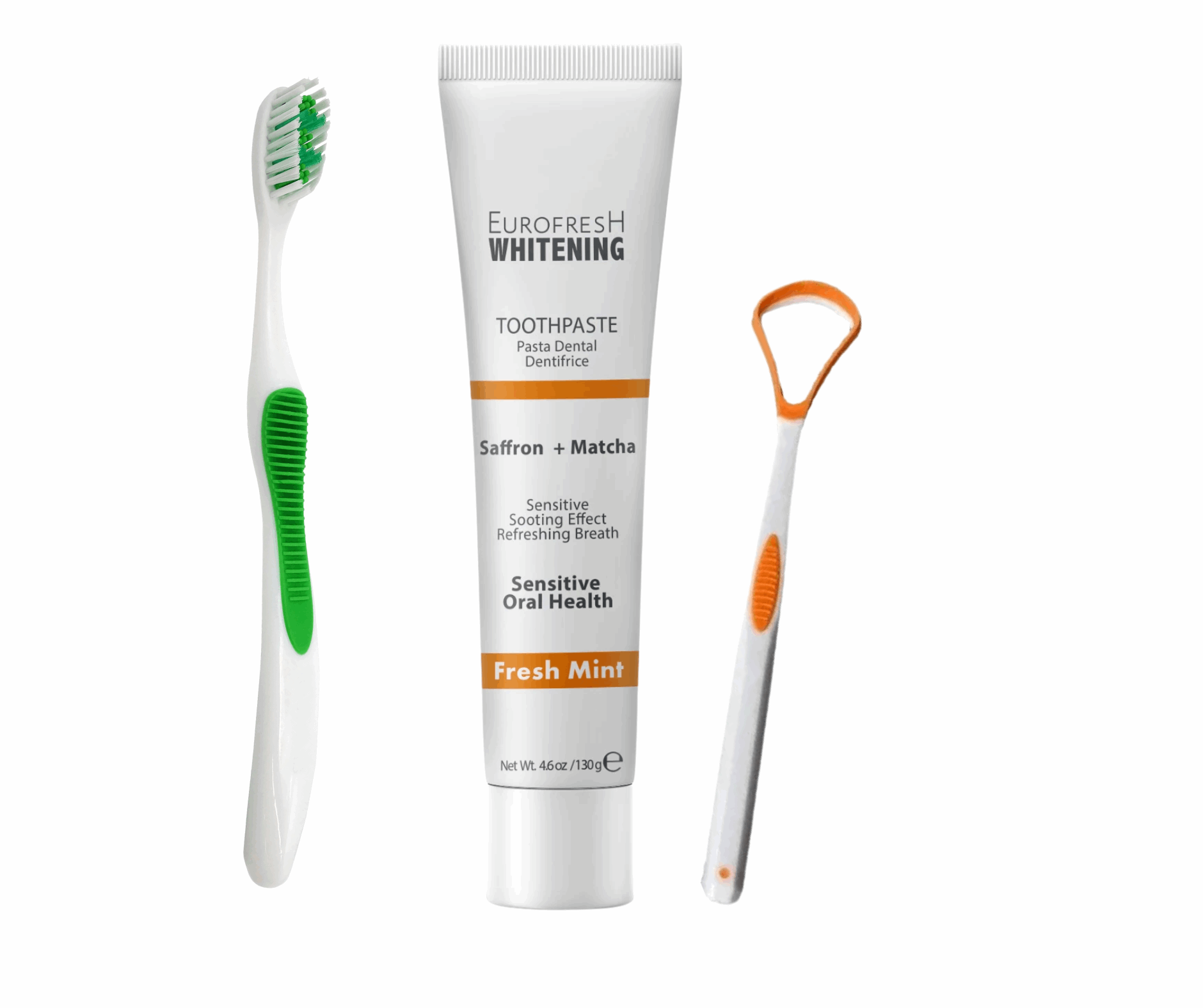 Saffron Toothpaste Set | Natural Toothpaste Set | Candy Cleanse Shop