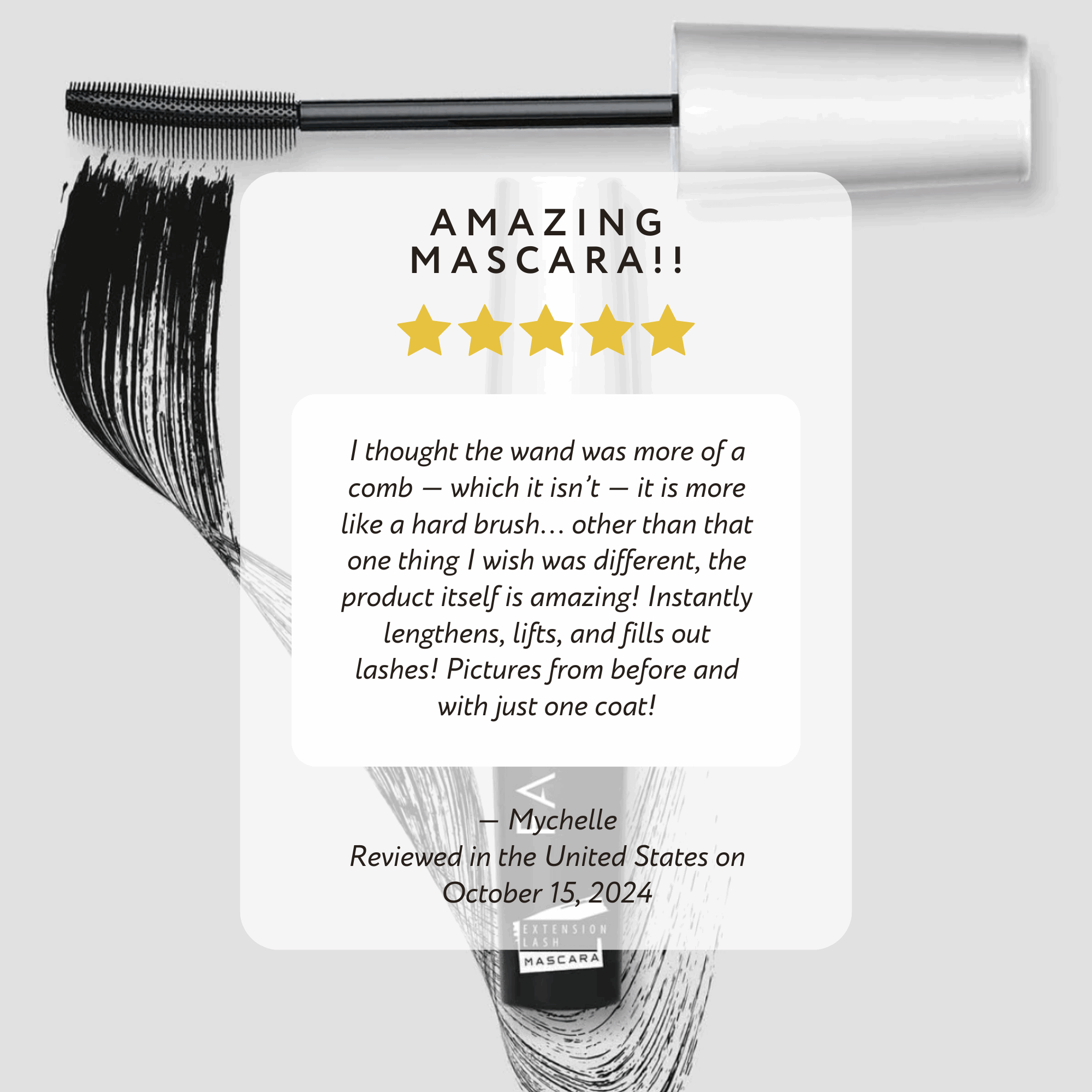 Zen Mascara Testimonial