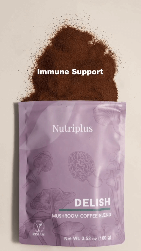 Nutriplus Mushroom Coffee | Delish Mushroom Coffee |Candy Cleanse Shop
