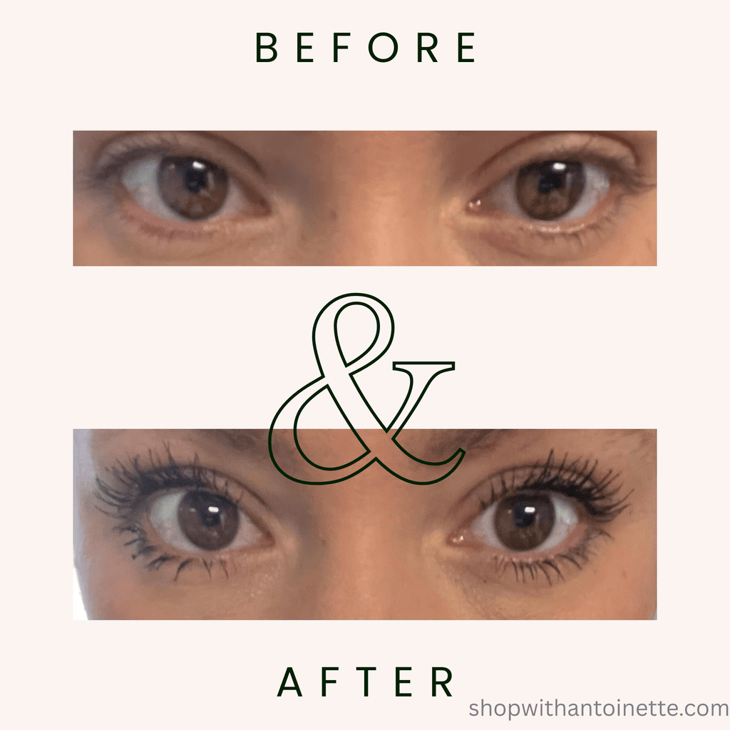 Zen Mascara before and after