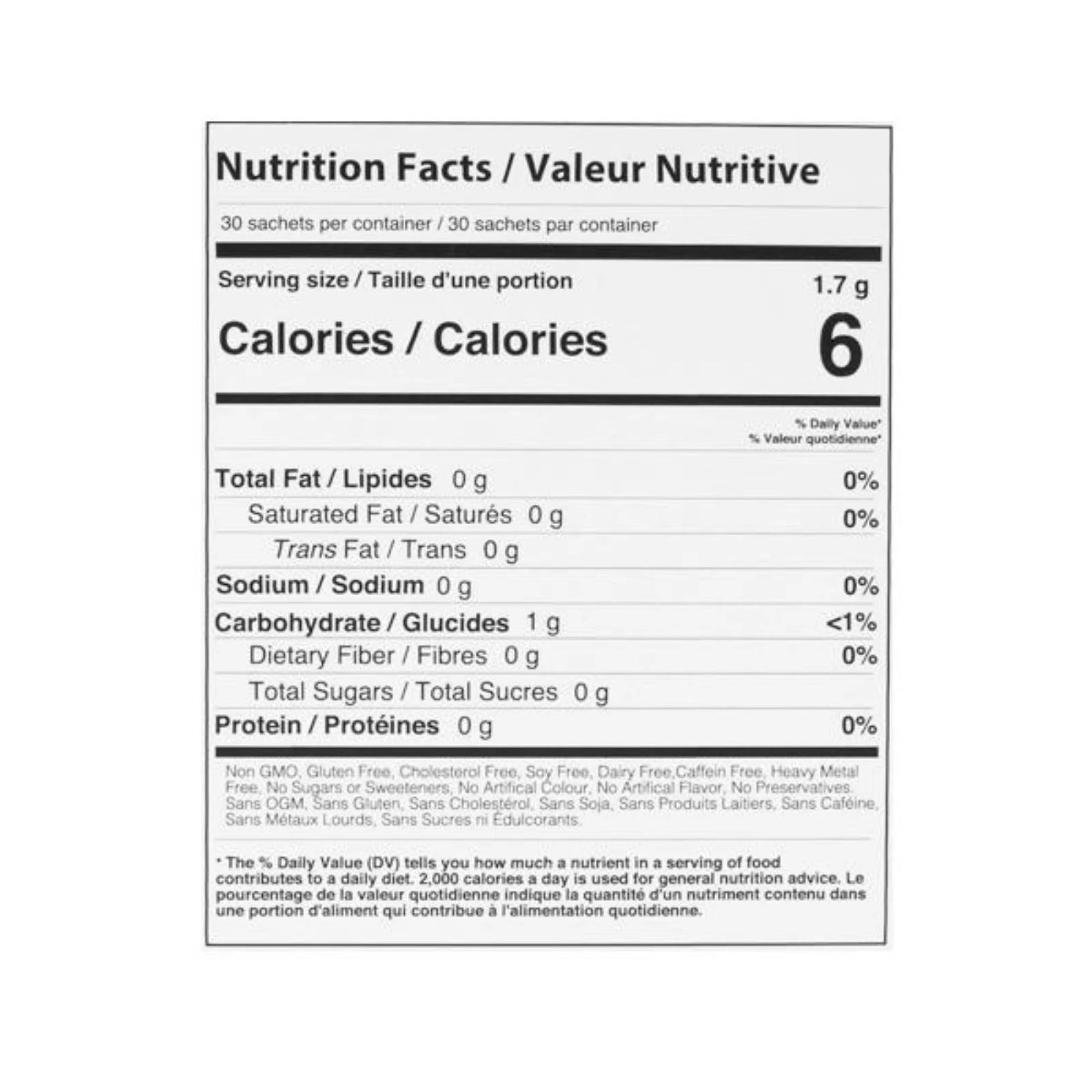 Nutriplus Serenity Raspberry Tea - 30 Sachets