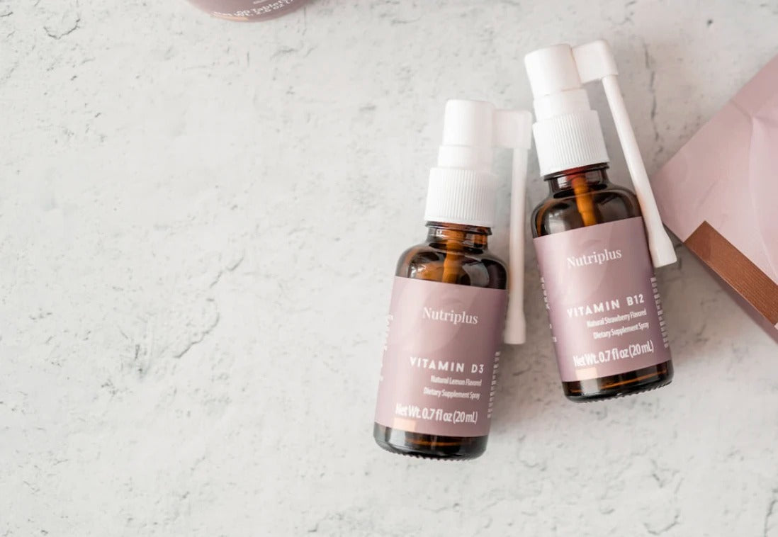 Nutriplus Vitamin B12 Spray - Natural Strawberry Flavor